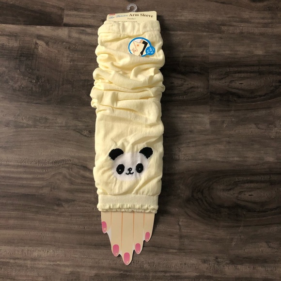 NWT Yellow Panda Arm Sleeve - Picture 4 of 4